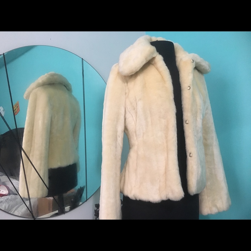 Faux fur coat